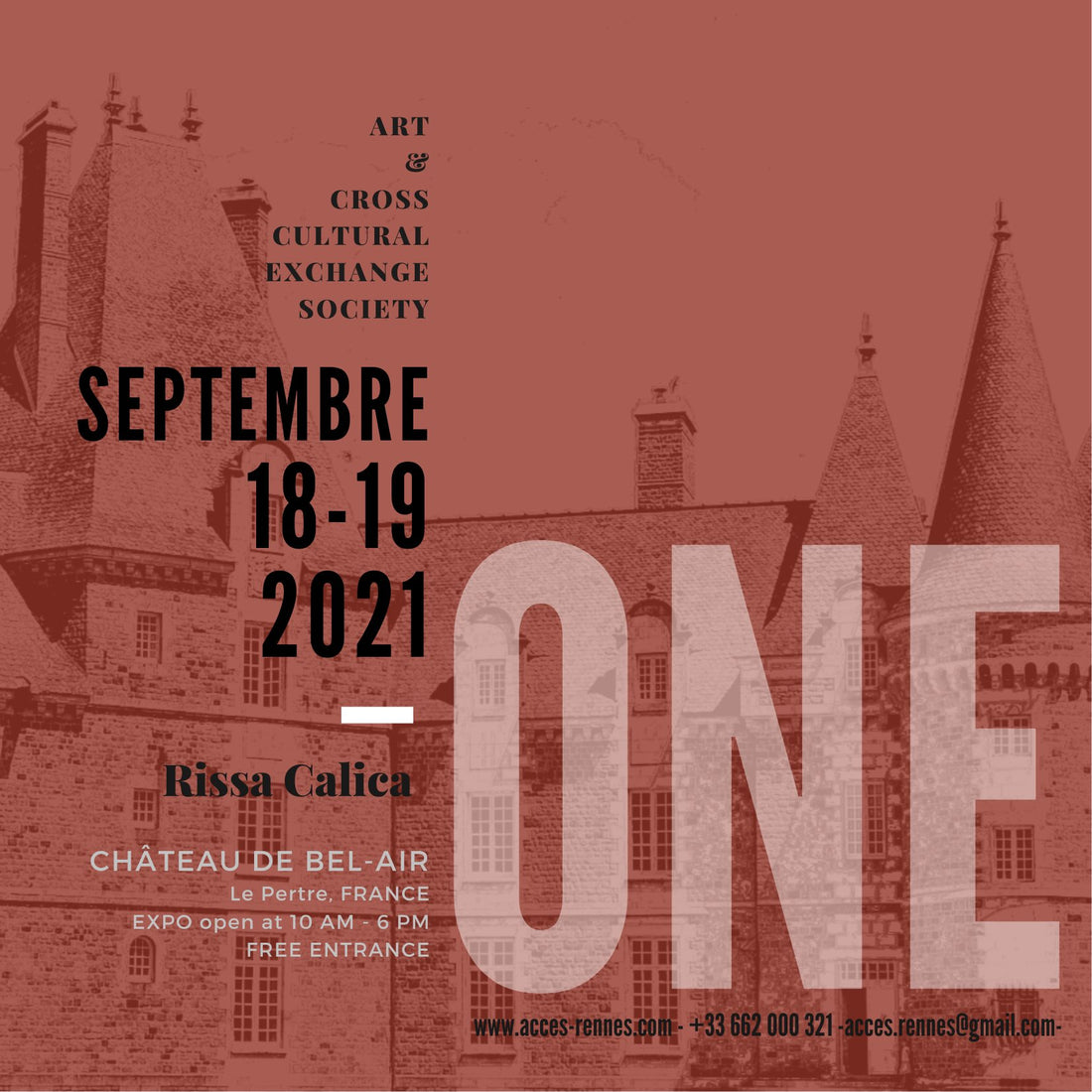 "One" • Chateau de Bel Air, Le Pertre, France • September 2021